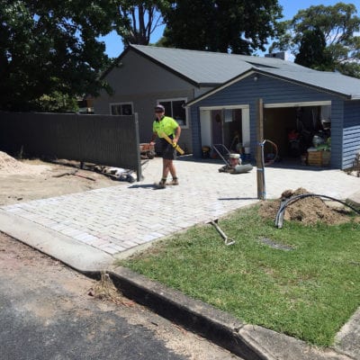 Driveway Paving Work